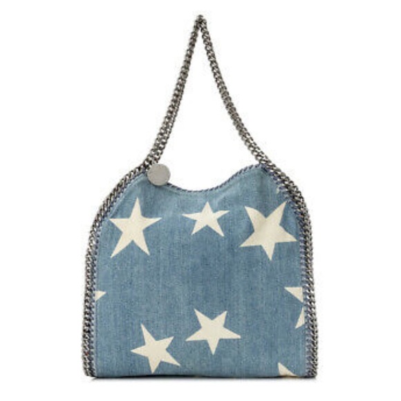 RARE Stella McCartney Denim Star Falabella tote